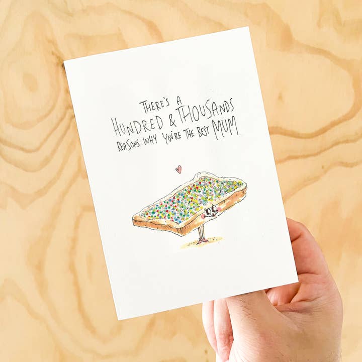 Well Drawn – wholesale Mother’s Day card – There's a Hundred and Thousands of Reasons why you're the Best Mum3