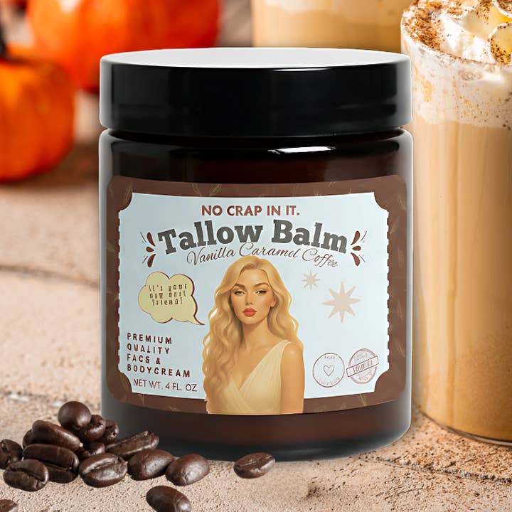 Vanilla Caramel Coffee All Purpose Balm Limited Edition for wholesale by No Crap In It