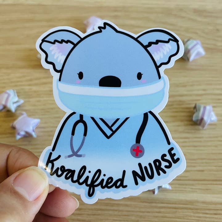 Koalified Nurse Sticker for wholesale by Jem and Cozy