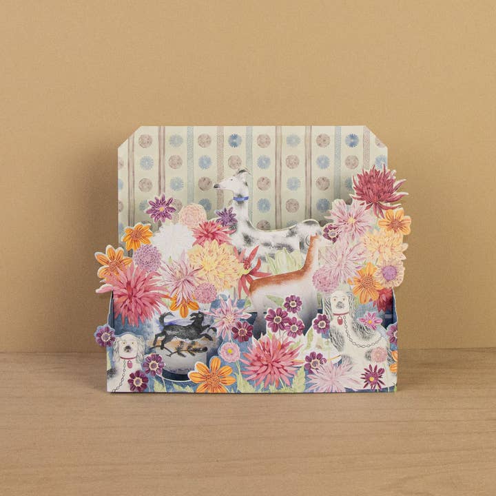 Dahlias and Dogs for wholesale by Art Angels