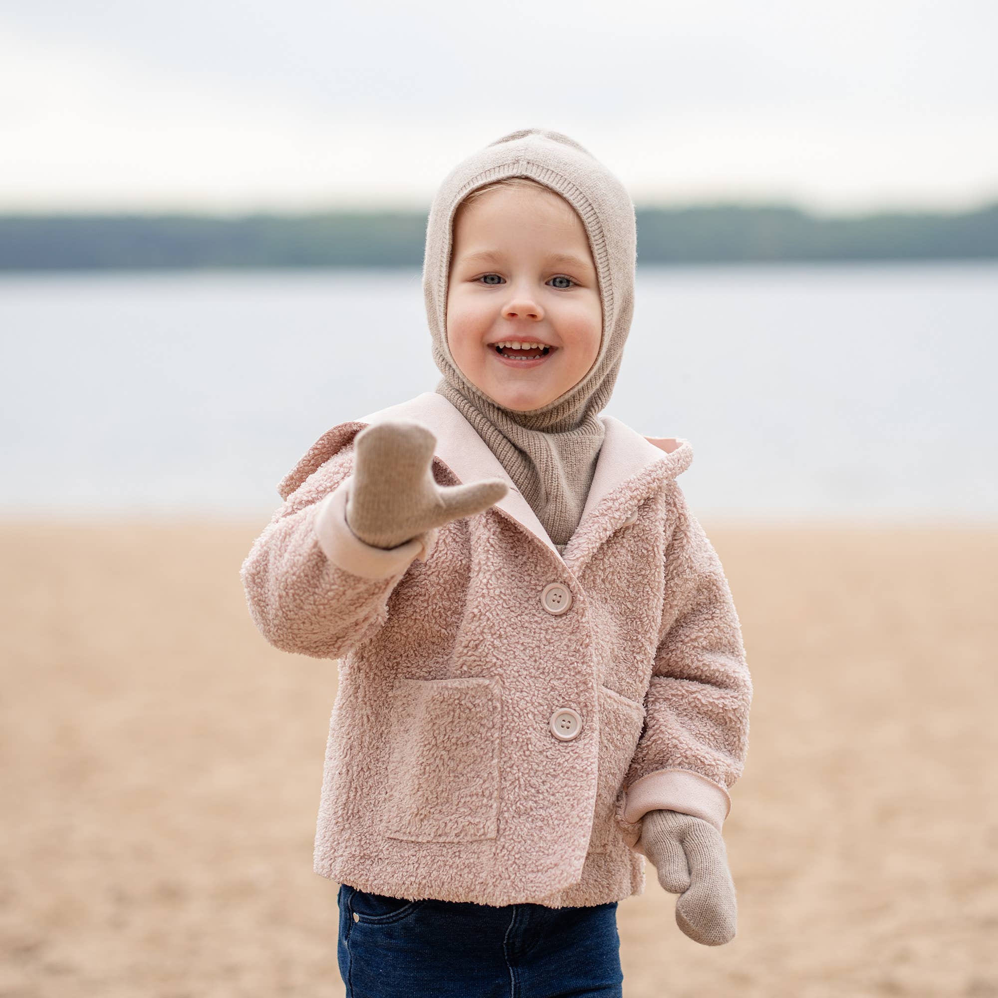 menique – wholesale Kids hat – Kids – Kids' Cashmere Blend Hood Balaclava2