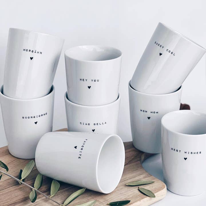 Goldscherben - Wholesale Coffee Mug - Heart mug cup ♡ I Heartfelt gift