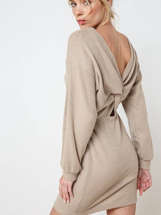 Brushed Rib Dress for wholesale by ILLA ILLA