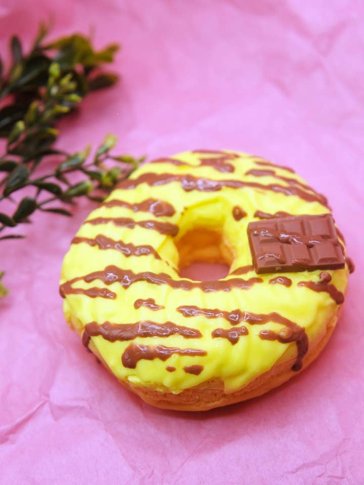 Chocolate Donut Soap for wholesale by Soapy Trendy