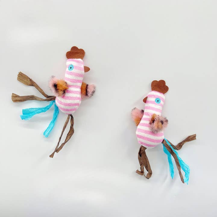 Cheerhunting - Wholesale Pet Toy - Cat - Moo - Striped Chick Cat Toy