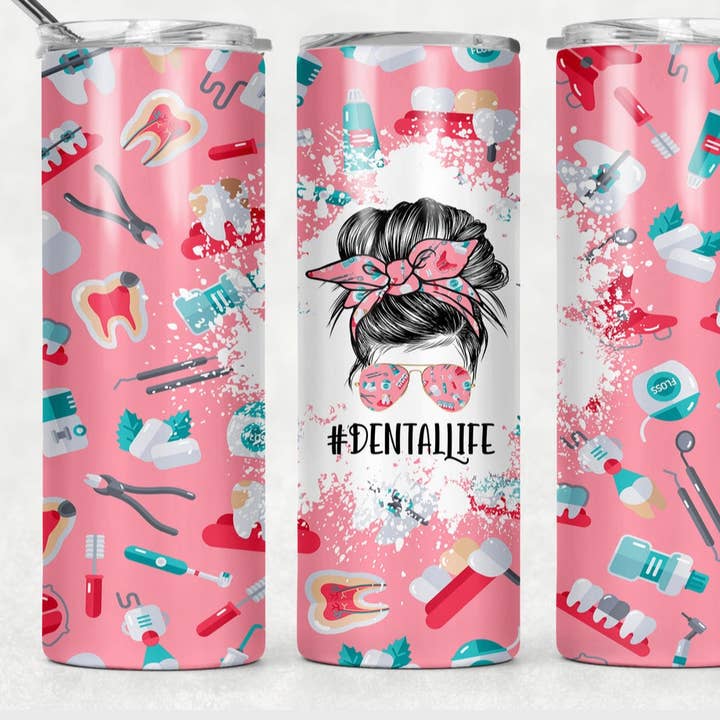 Dental life tumbler - female for wholesale by Fandangles