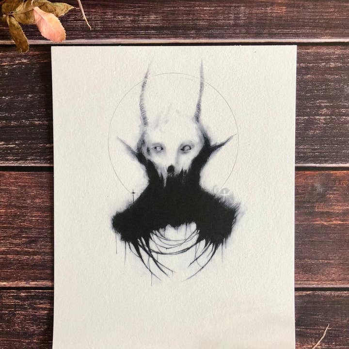 Andy Sciazko Art – wholesale Art print – Baphomet - Art Print- Occult Decor