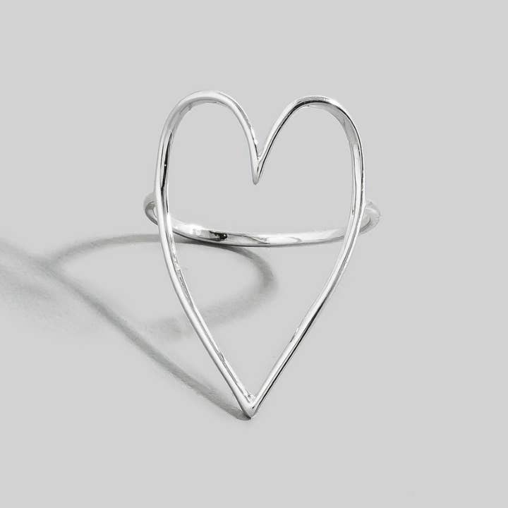 Heart Cut Out Ring for wholesale by The Looks by Fame Accessories