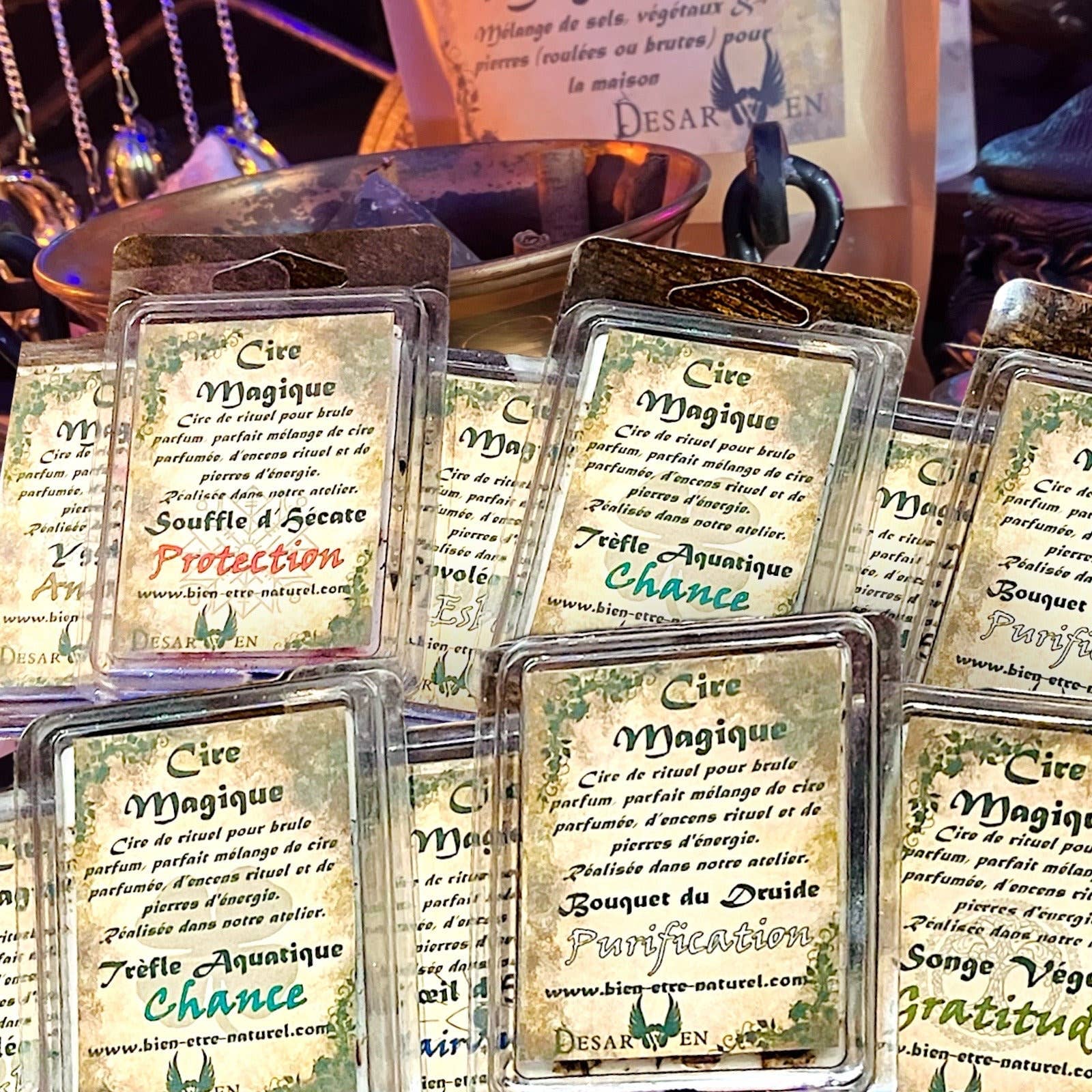Desarwen - Wholesale Incense - Magic ritual wax scented wax wax tablet for burning wax 9