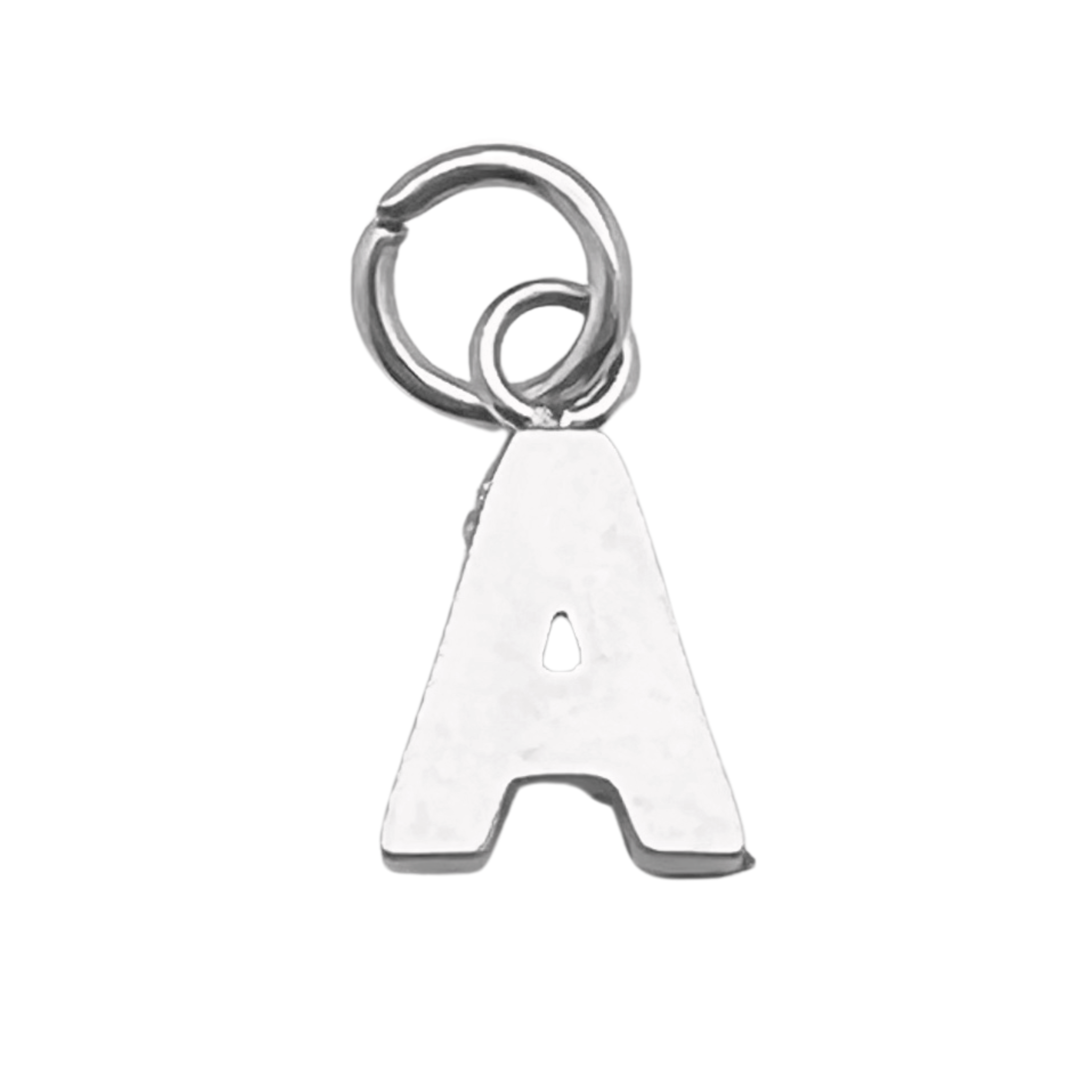 WJW - Vendita all'ingrosso Ciondolo/pendente - Ciondoli con lettera iniziale in acciaio inossidabile e pavé di zirconi cubici27