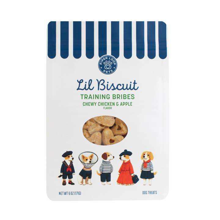 Treat Pouch — Chewy Chicken & Apple 12-Pack for wholesale by Piper Loop Pets