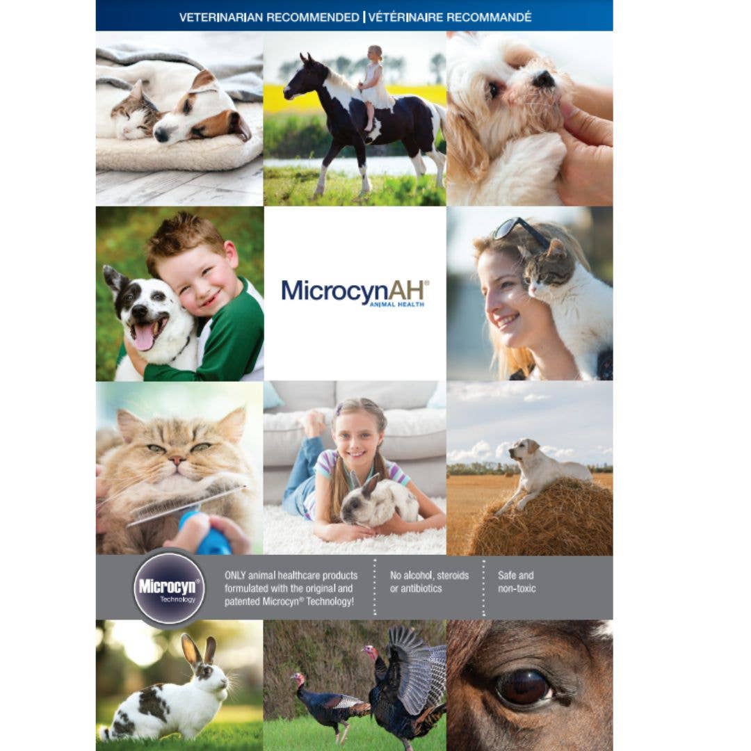 BC Animal Solutions Inc – Spray – Excluindo cães/gatos por atacado – Solução para Cuidado de Pele e Feridas Microcyn® Farm e Ranch, 473ml9