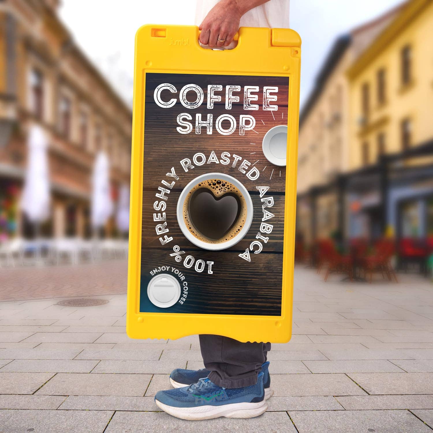 Jumbl - Wholesale Sign - A-Frame Outdoor Sandwich Signboard 15.7x26" with PVC Cover19