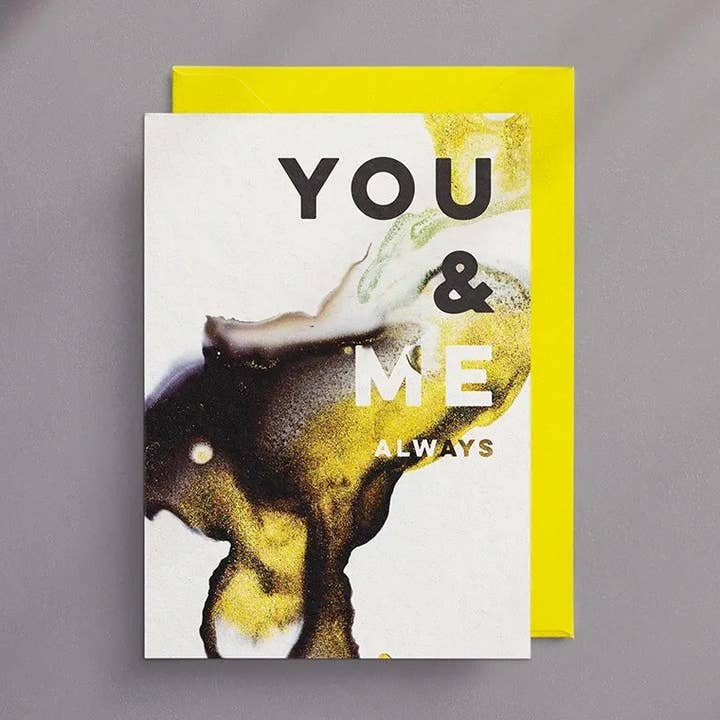 You & Me Always - Greeting Card for wholesale by Wendy Bell Designs