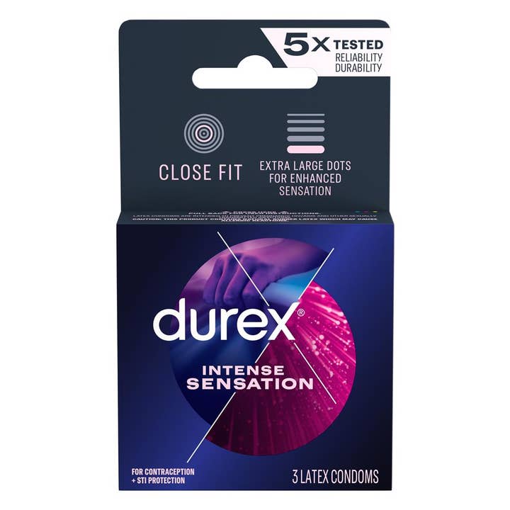 Shop The King - Wholesale Contraceptive/Condom - Durex Condom Intense Sensatn 3s Single Box