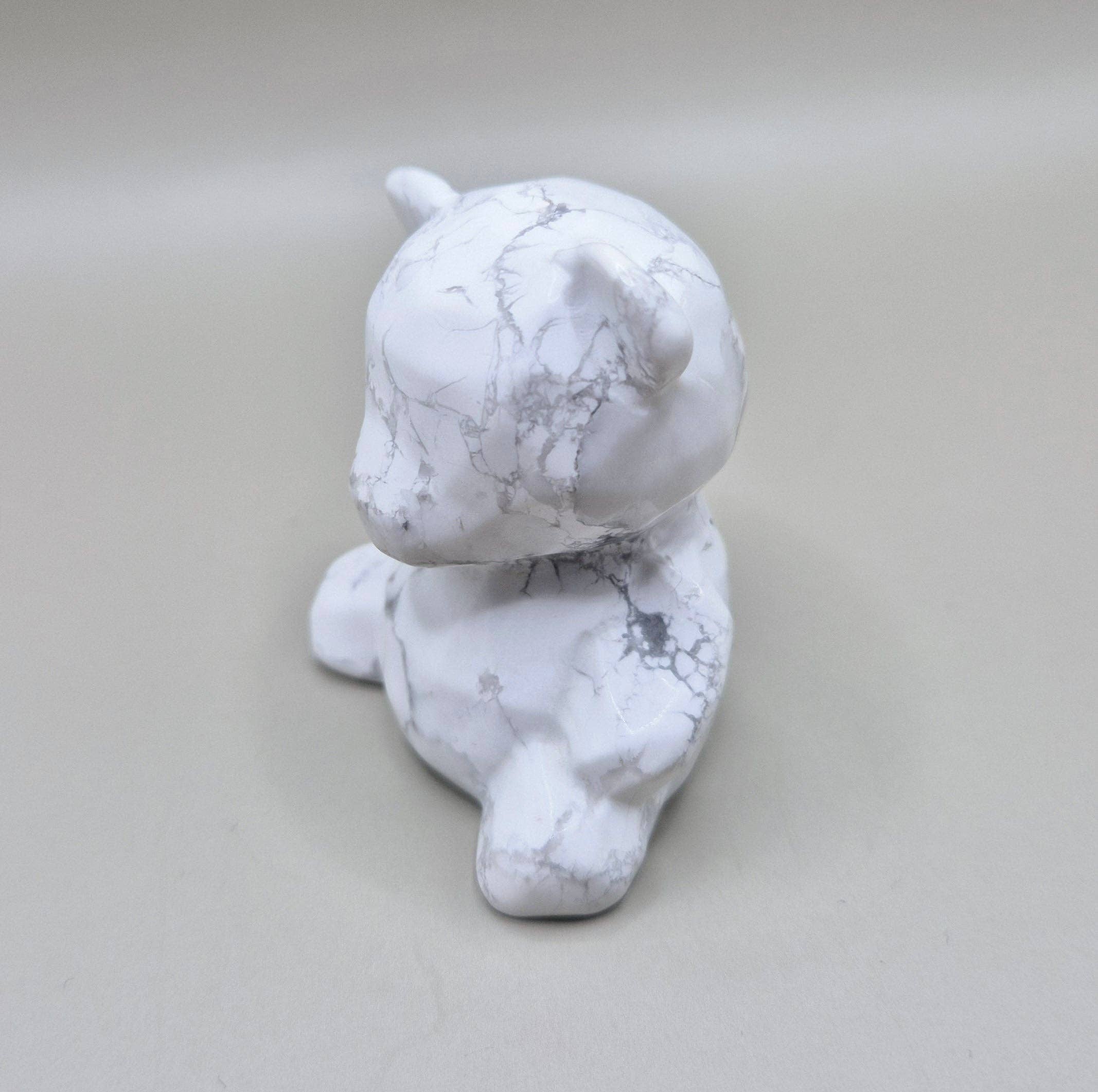 Moonlight Gemstones - Wholesale Spiritual Stone/Crystal - Gemstone Crystal Carving Beer – Howlite2