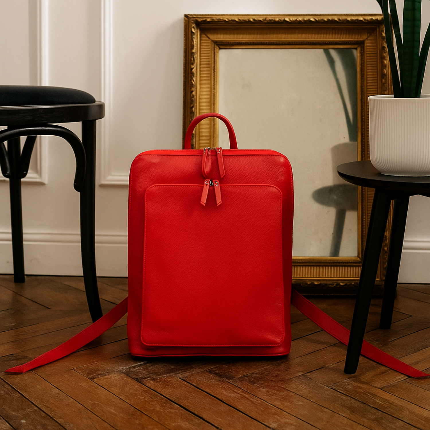 Hides – wholesale Ryggsäck - Unisex – Klassisk damläderryggsäck16