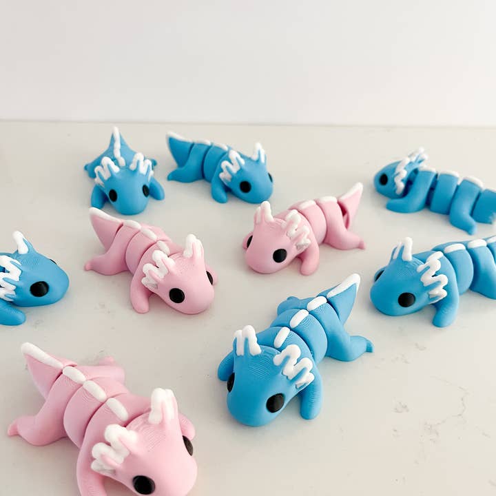 Baby Axolotl, Sensory Toy, Autism Toy, Fidget - CUSTOM for wholesale by Lauren Ann Boutique & Designs