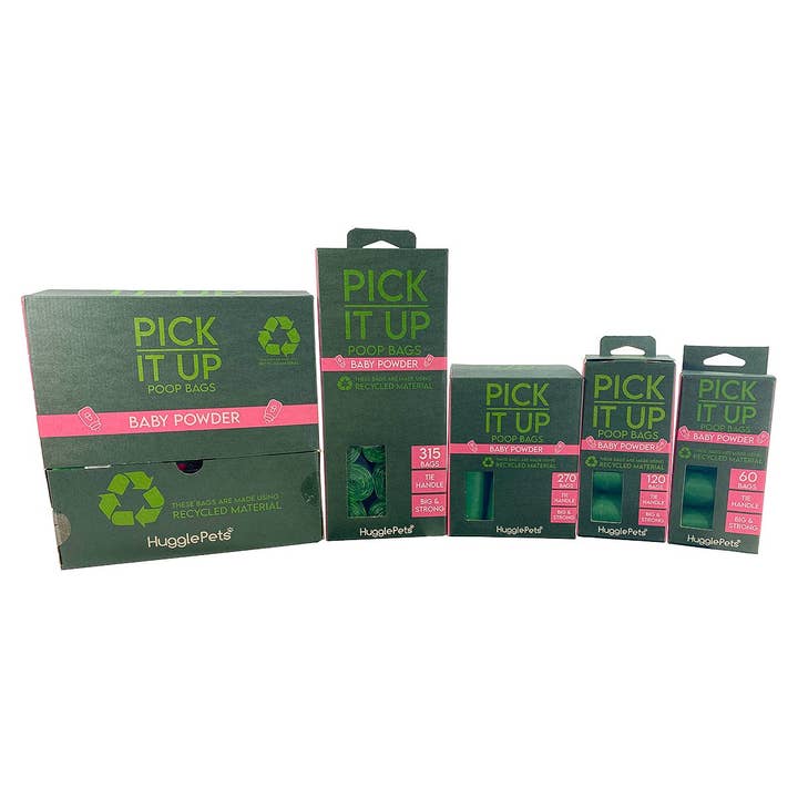 HugglePets – wholesale Pet poo bag – HugglePets Pick It Up Baby Powder Dog Poop Bags14