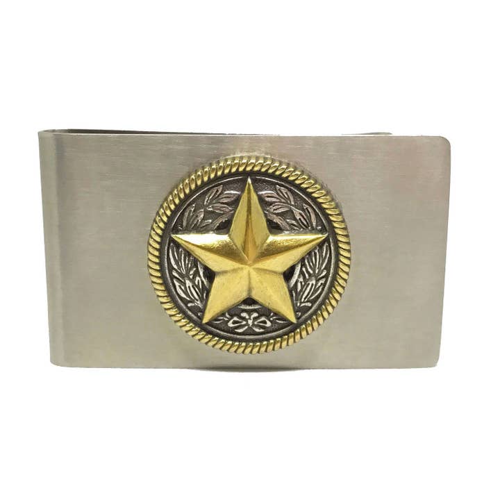 Texas Star Money Clip for wholesale by Cigar Cutters by Jim