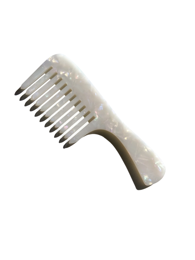 Solar Eclipse - Wholesale Hair Brush/Comb - Wide Tooth Handle Acetate Hair Comb | Eco-Friendly3