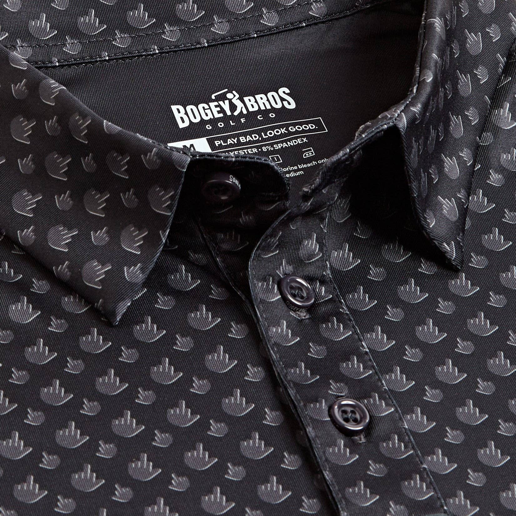 Bogey Bros Golf Co – Engroshandel Polo - Herre – Birdie Finger - Ravn - Polo2
