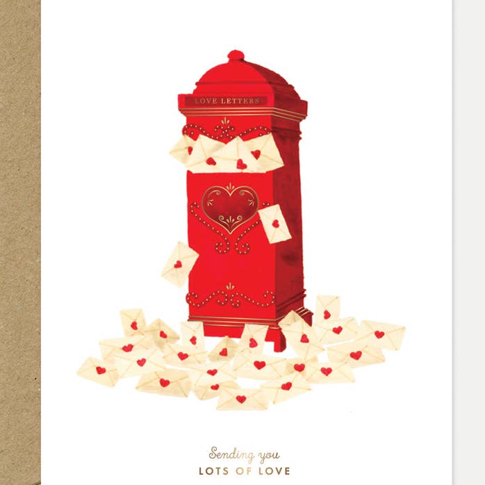 Greeting cards - Gold Love mails for wholesale by ALL THE WAYS TO SAY - Europe