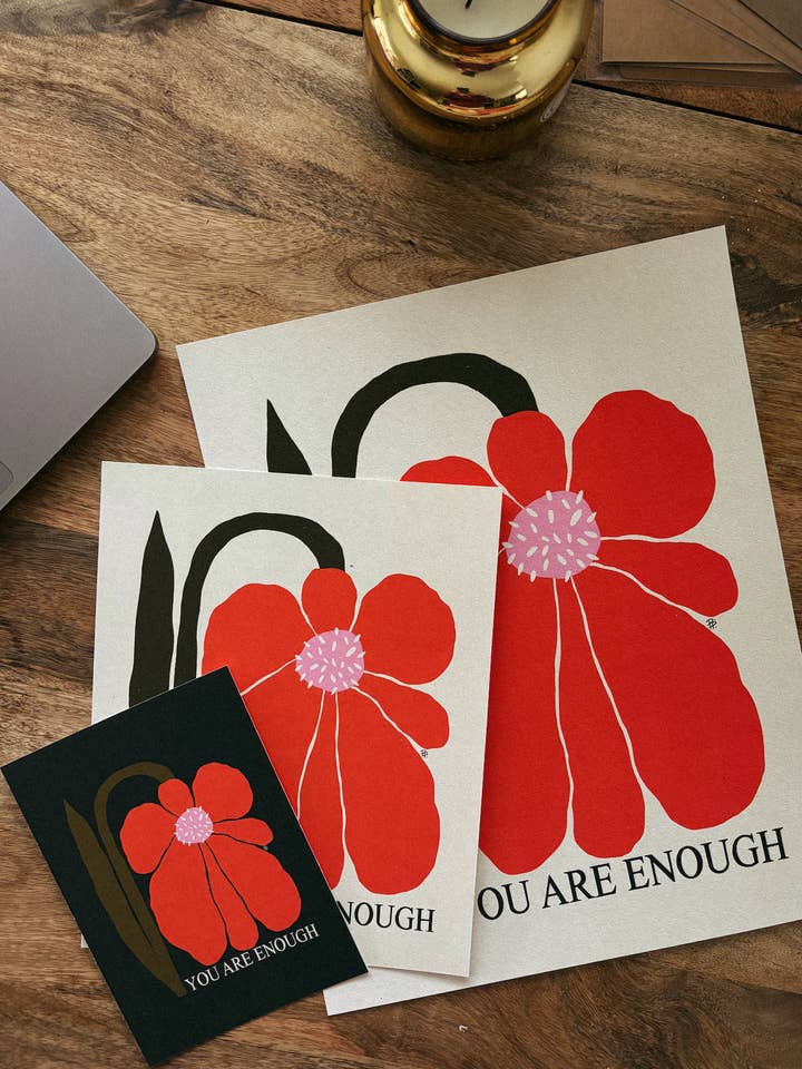 'Enough' Print by Parrott Paints for wholesale by Parrott Paints