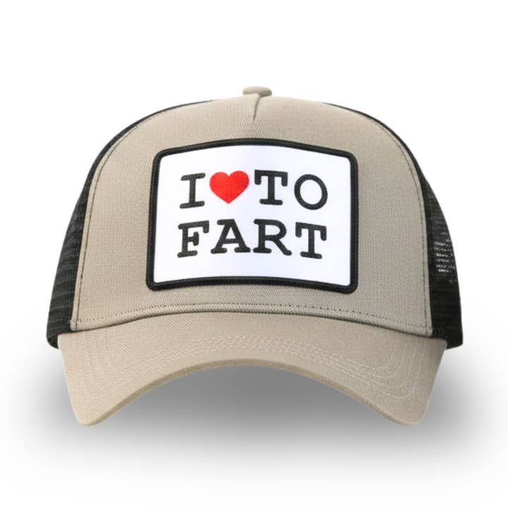 J'adore péter | Casquette de camionneur amusante pour la vente par Sleazy Greetings