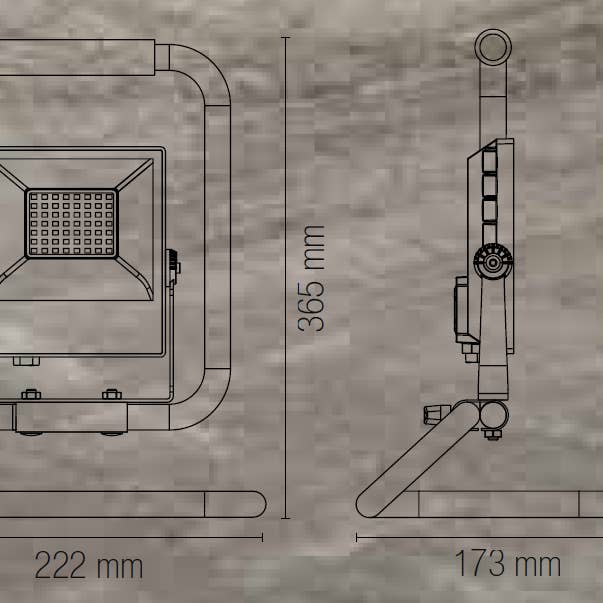 Gruppo F.T - Wholesale Outdoor/Lawn Light - AXEL black aluminum portable LED projector with 20W CCT IP65 hose1