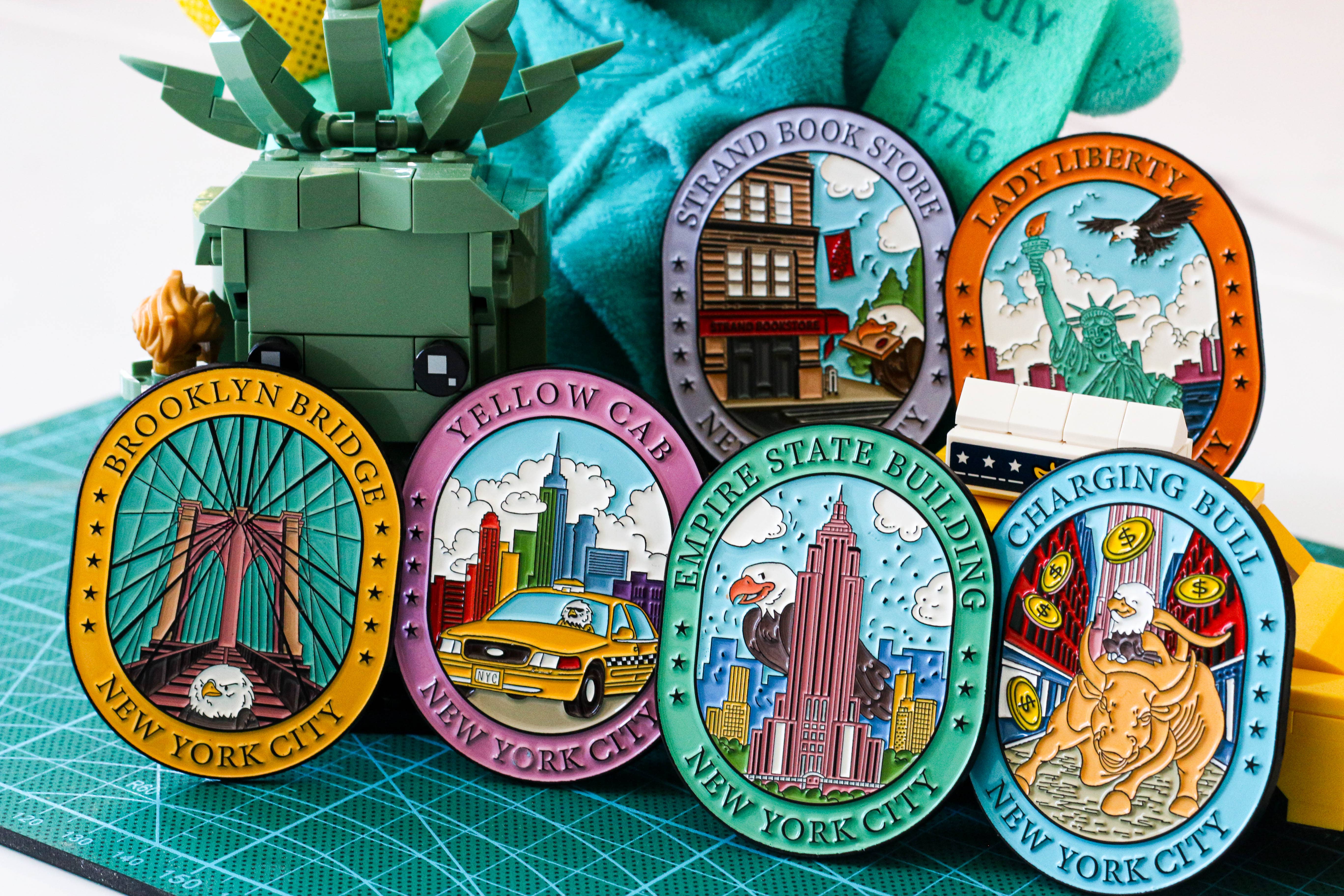 BigZoo Store - Vendita all'ingrosso Spilla da bavero - Spille Smaltate Souvenir di New York4