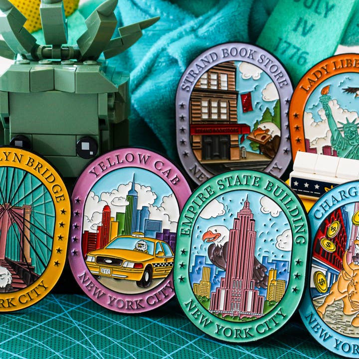 BigZoo Store - Vendita all'ingrosso Spilla da bavero - Spille Smaltate Souvenir di New York4