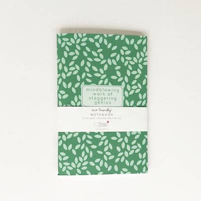 Laura Adams - Wholesale Journal/Diary - Mindblowing Work of Staggering Genius Eco-Friendly Journal | 52 Lined Pages | Saddle Stitched | Matte Laminate Cover | Sweet Snarky Journal1