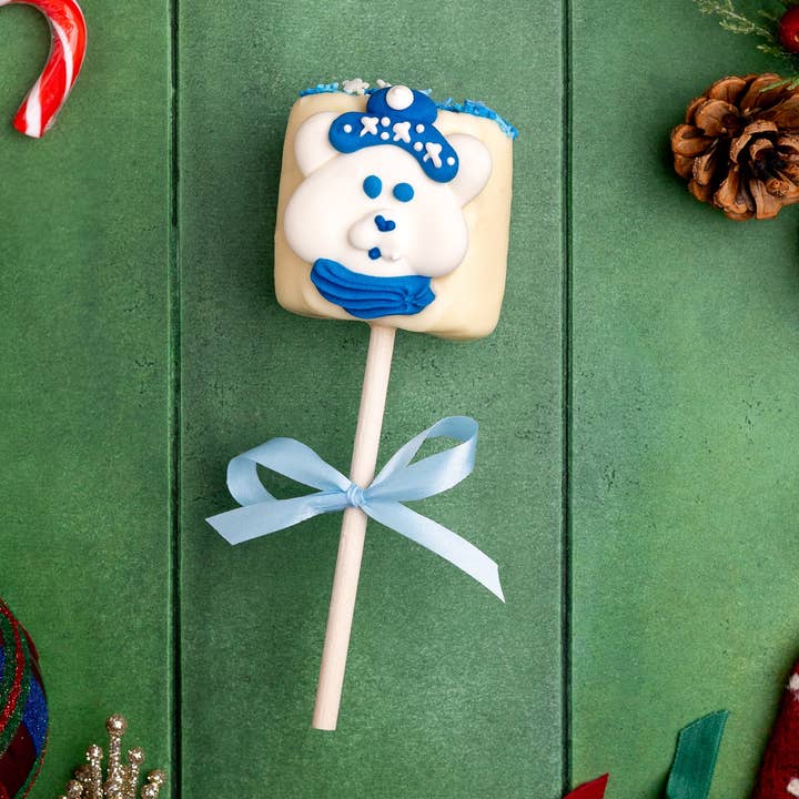 Winter Jumbo Marshmallow Pop for wholesale by Enjou Chocolat