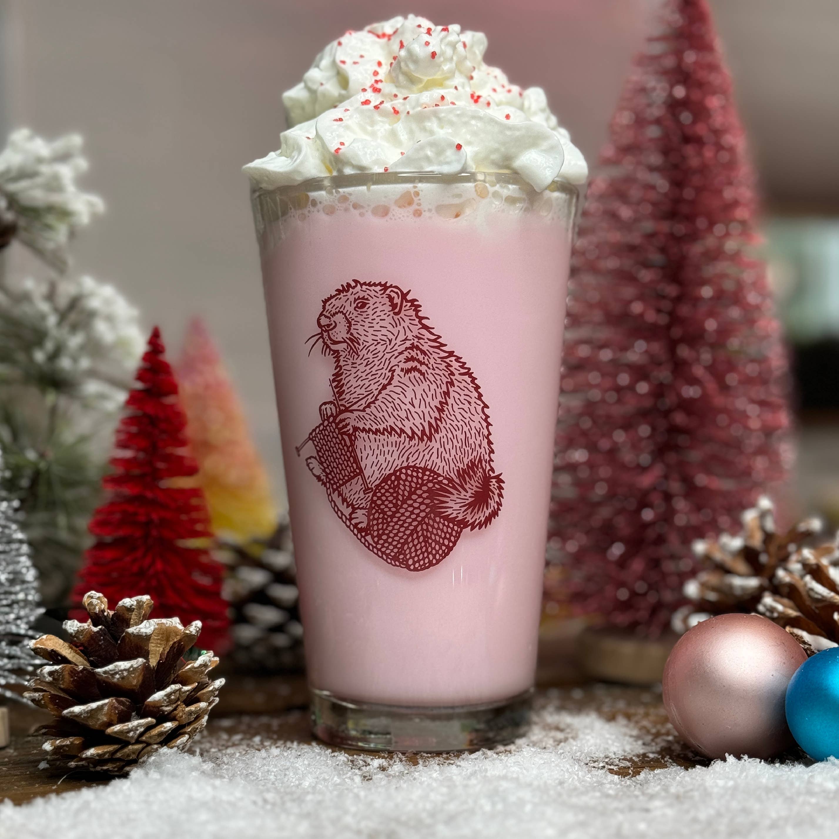 Two Little Fruits – wholesale Beer glass/mug – Drinkware | Pint Glass | Cocktail Glass | Knitting Glasses5