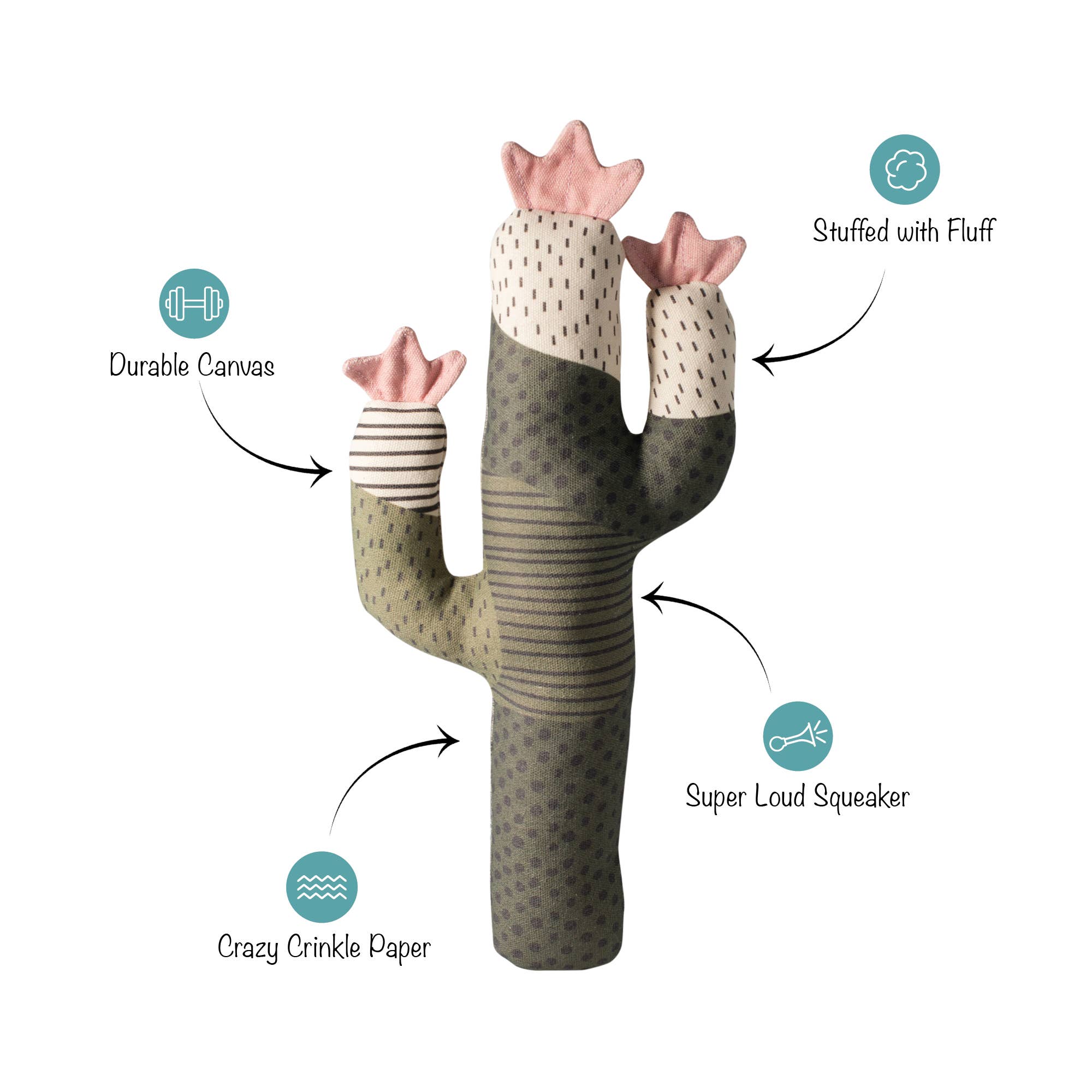 Petshop by Fringe Studio - Vente Jouet couineur – chien - JOUET POUR CHIEN CANVAS SQUEAKER I CAN BE A BIT PIQUANT1