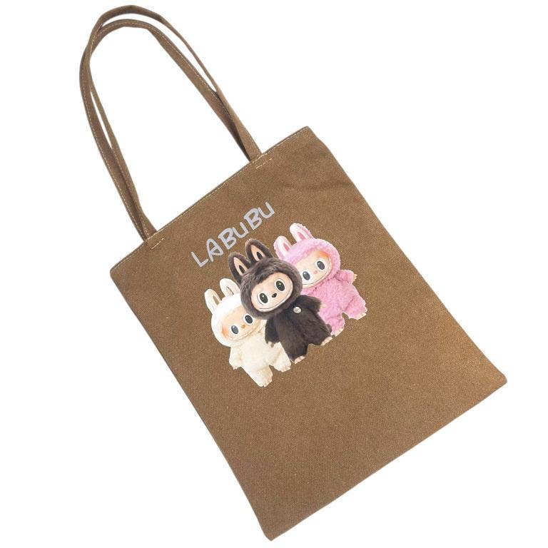 Chenson & Gorett - Wholesale Tote Bag - Women's - Labubu Design Canvas Tote Bag for Women 580198