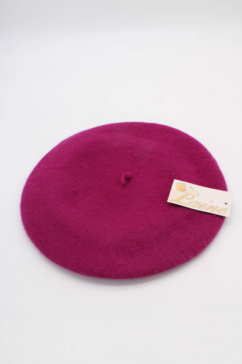 Hologramme Paris - Vendita all'ingrosso Basco - Unisex - Berretto classico in pura lana97