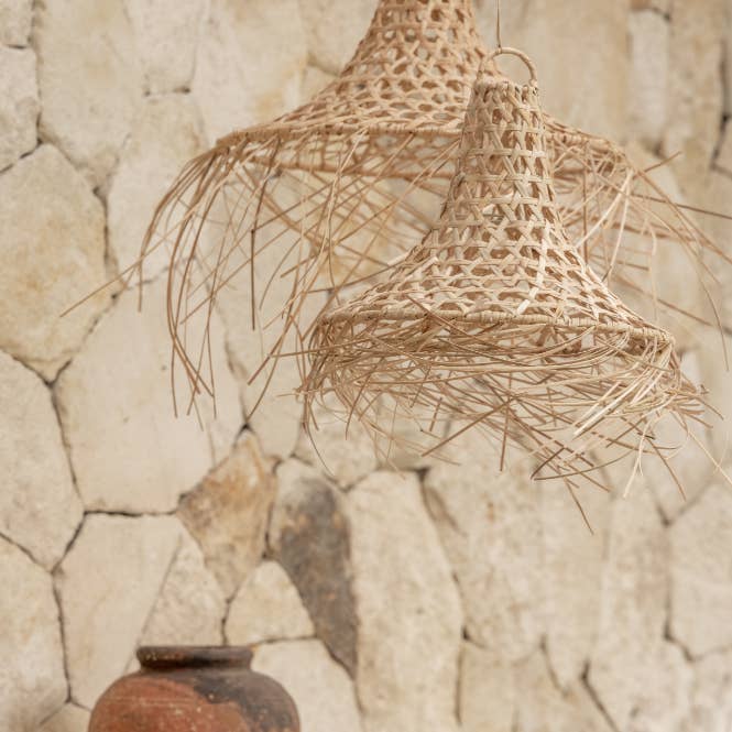 Village Thrive - Wholesale Chandelier/Hanging Light - Bukit Rattan Pendant1