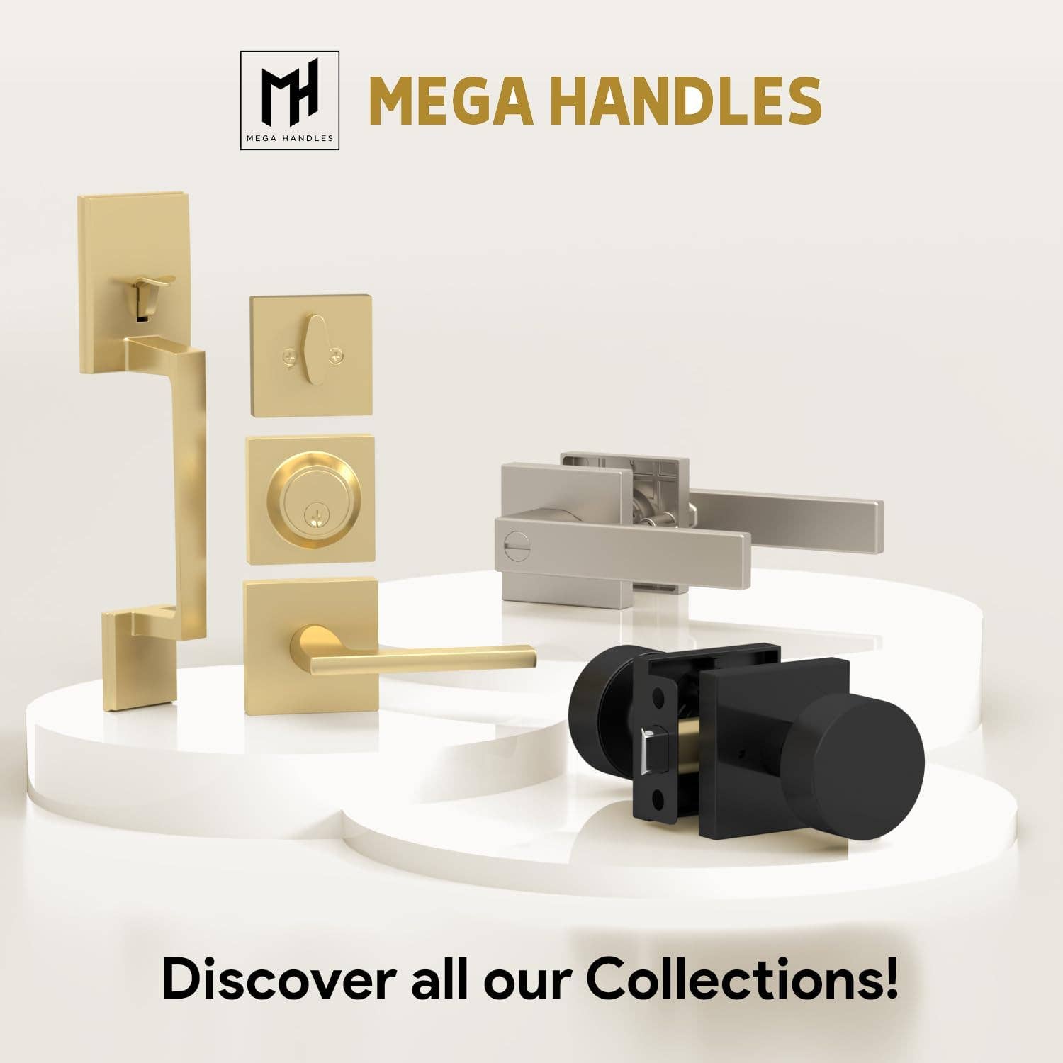 Mega Handles - Wholesale Knob/Pull - Glamor Passage | Door Lever Handle6