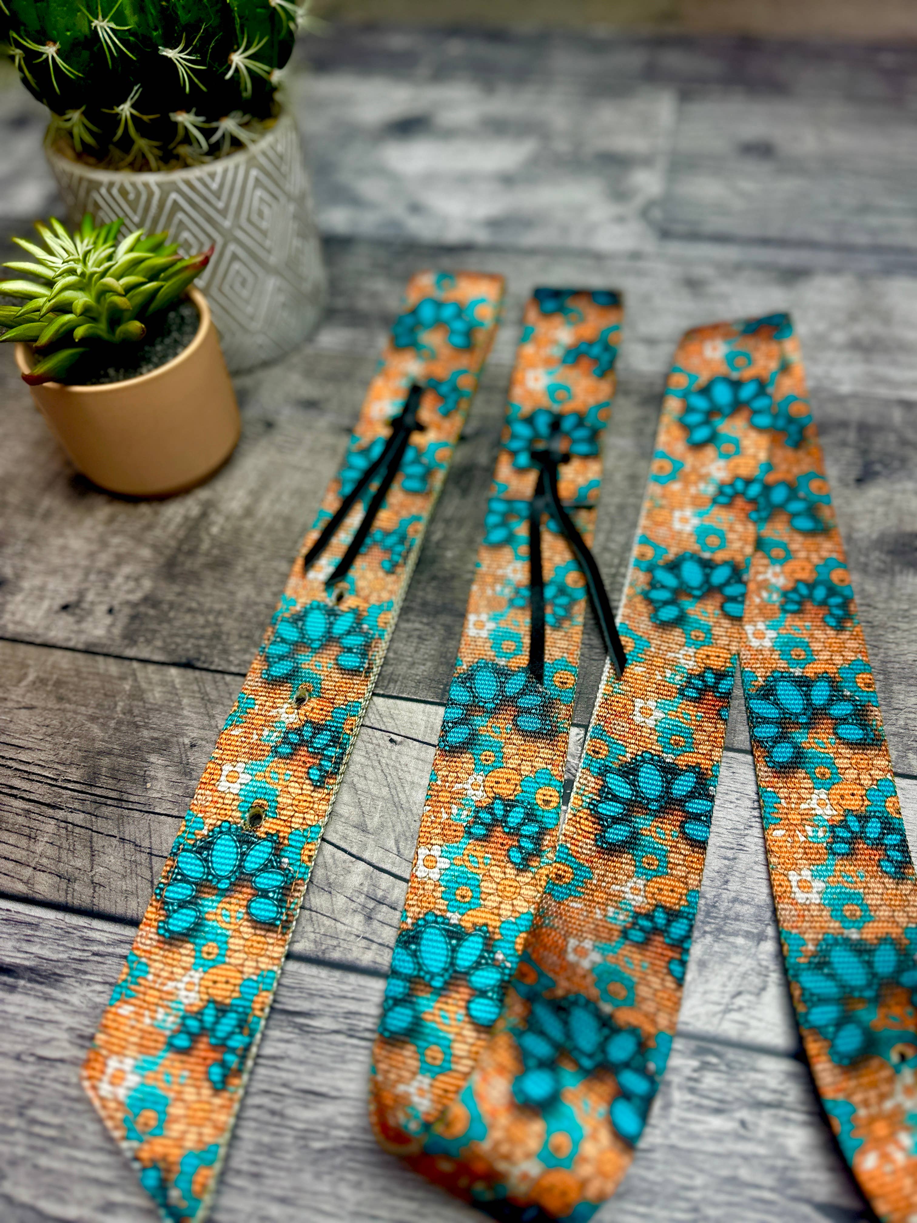 Schulz Equine - Wholesale Paardrijuitrusting - Set van nylon Latigo en Off Billet32