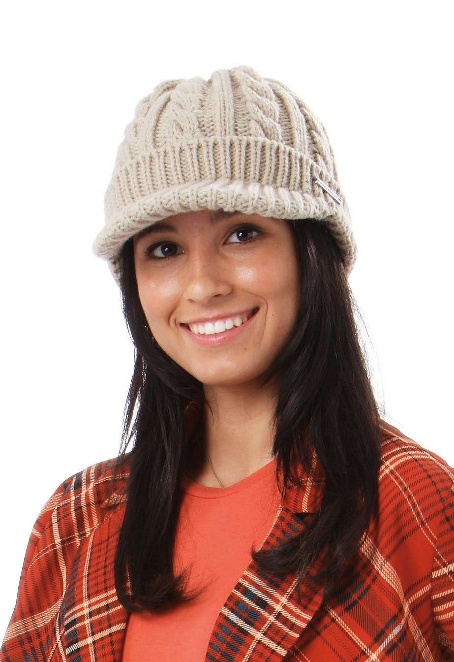 Screamer - Wholesale Beanie - Women's - Bobbie Women's Acrylic Cable Beanie1