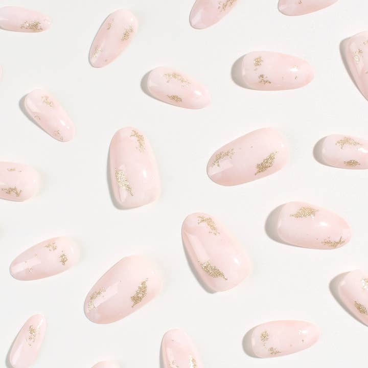 Bonmuz - Wholesale Press-On/Fake Nails - Hushed Shimmer | Soft & Durable Press-On Nails3