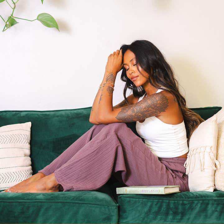 Lotus and Luna - Vendita all'ingrosso Pantalone - Donna - Pantaloni Cabana Cielo Lunare9