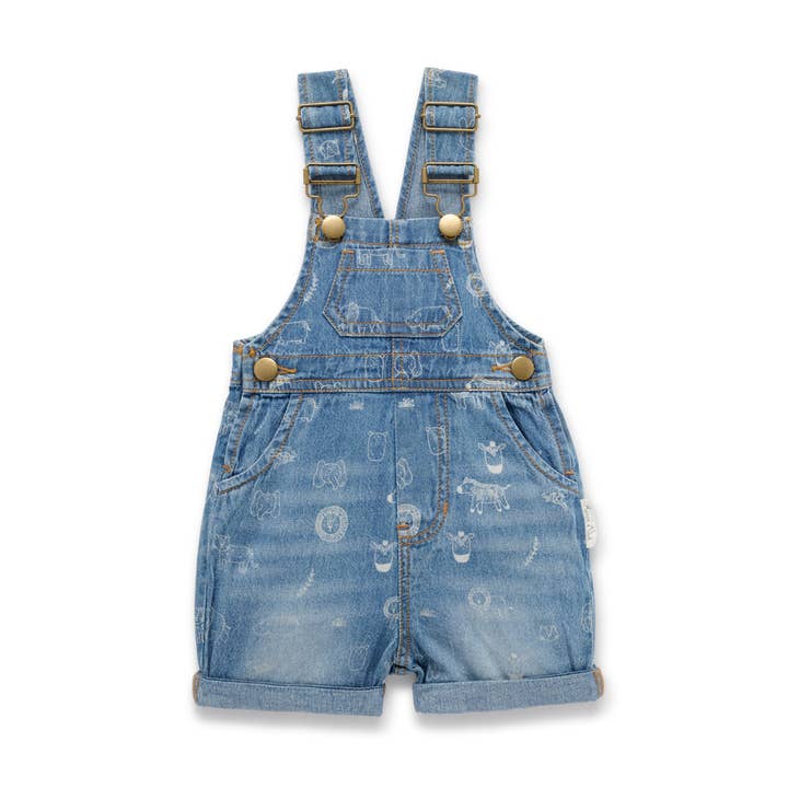 Peto Safari de Denim Medio para venta al por mayor de Aster & Oak