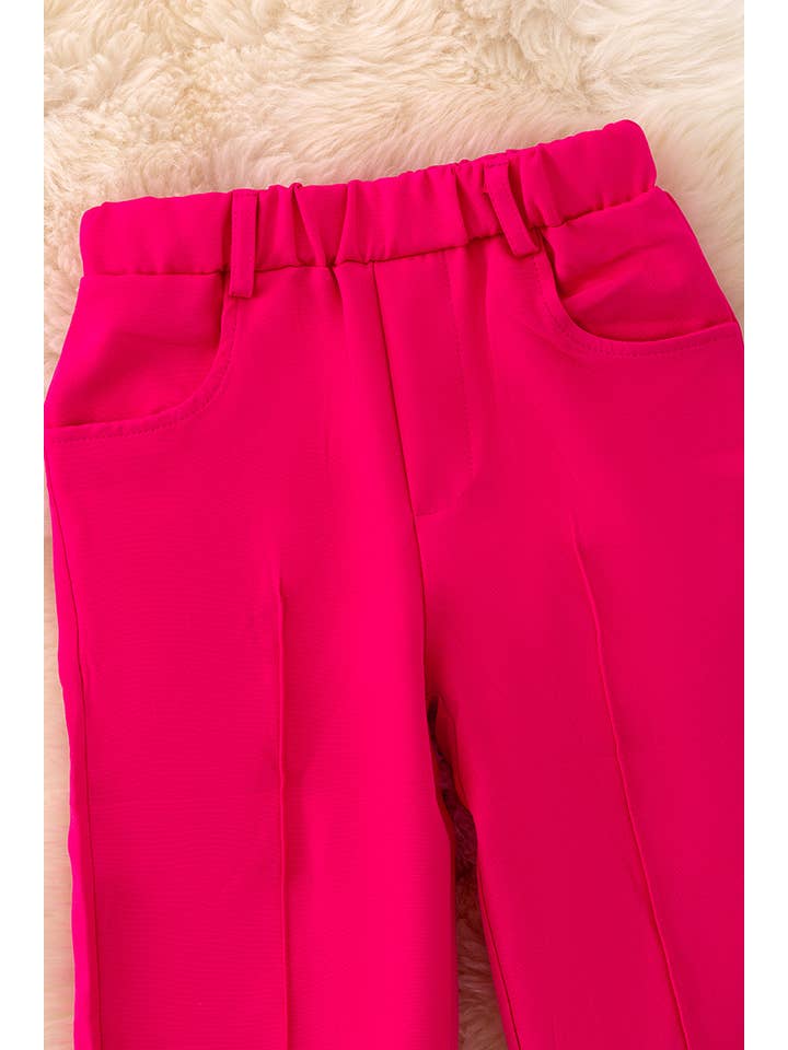 Kids Charm Online - Wholesale Clothing Set - Baby - Fuschia fashion vest and pants set. OFG42726 JEANN2