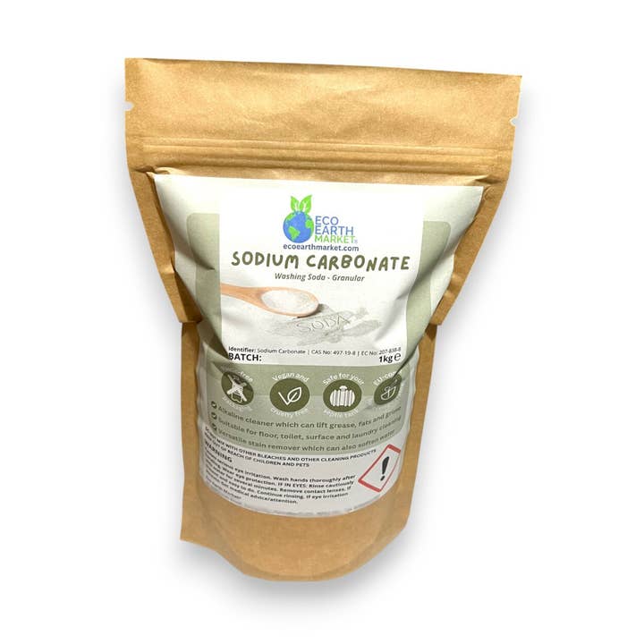 Carbonato di Sodio 1kg - Soda da Bucato per la vendita all'ingrosso da parte di Eco Earth Market