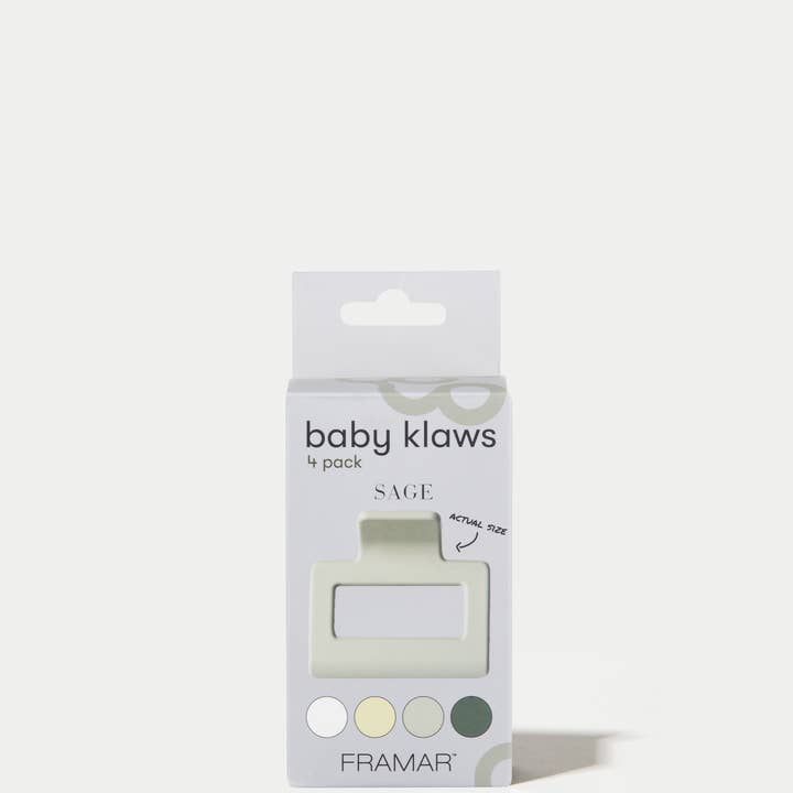 Framar Hair Brushes & Hair Accessories - Vente Pince à cheveux – femme - FRAMAR Pince à Cheveux Moyenne – Pince à Cheveux pour Femmes - Sauge2