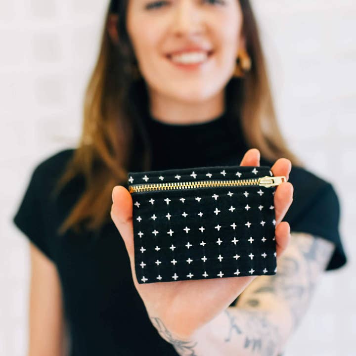 Anchal - Wholesale Coin Purse - Women's - Cross-Stitch Coin Purse