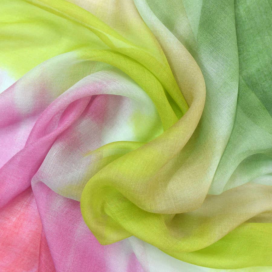 Dupatta Designs – Großhandel Schal – Damen – Milagro Gestreifter Batikschal0